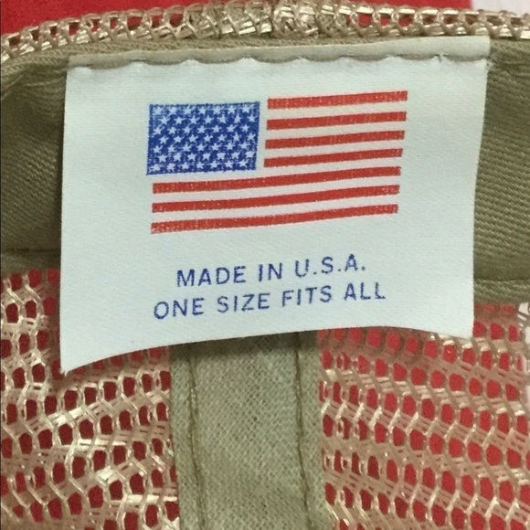 LOWE MANUFACTURING mesh Trucker Hat Cap USA - Picture 7 of 7